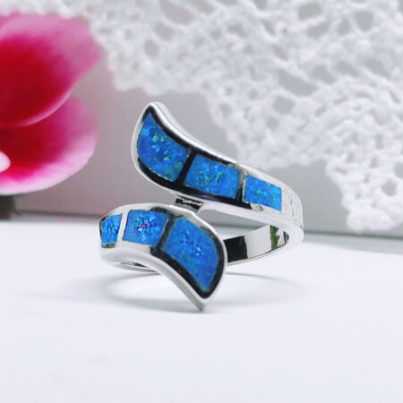 Ezüst gyűrű opál