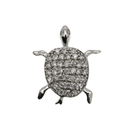 Ezüst medál teknősbéka