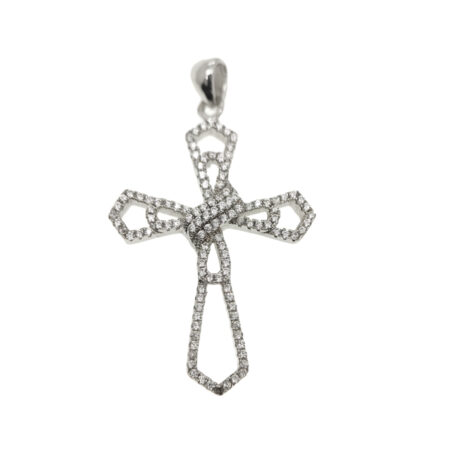 Ezüst medál kereszt